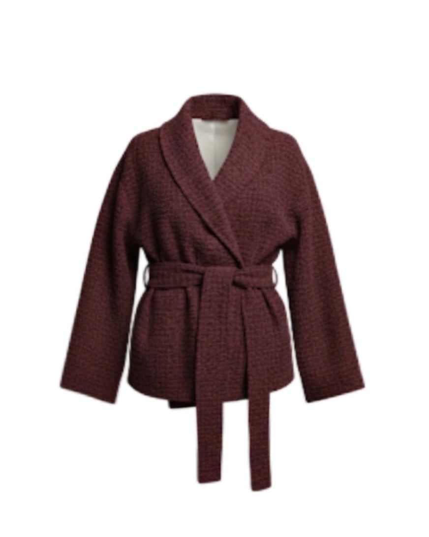Tweed Kimono Jacket Sculpt