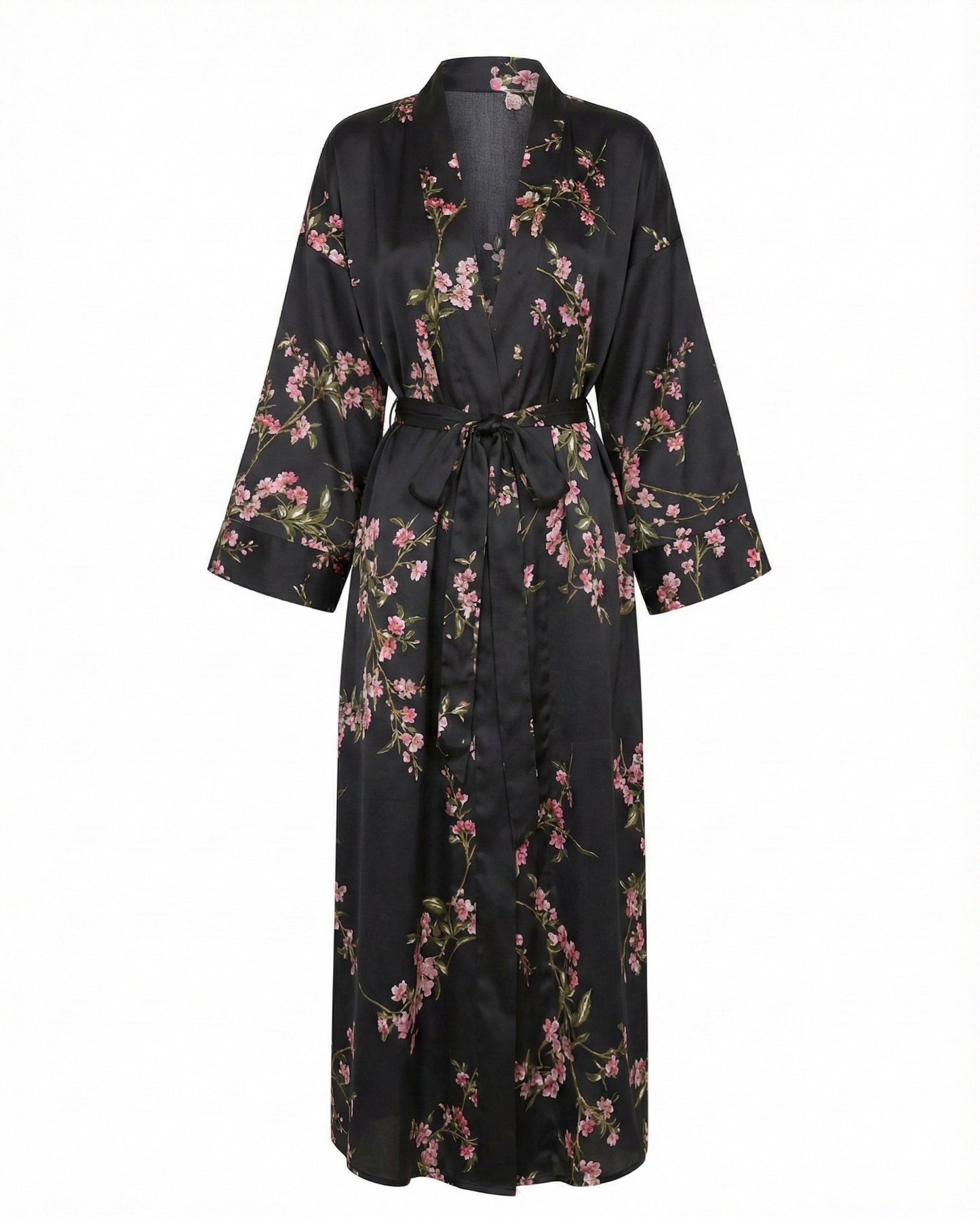 Blossom Satin Kimono