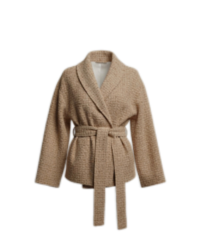 Tweed Kimono Jacket Sculpt