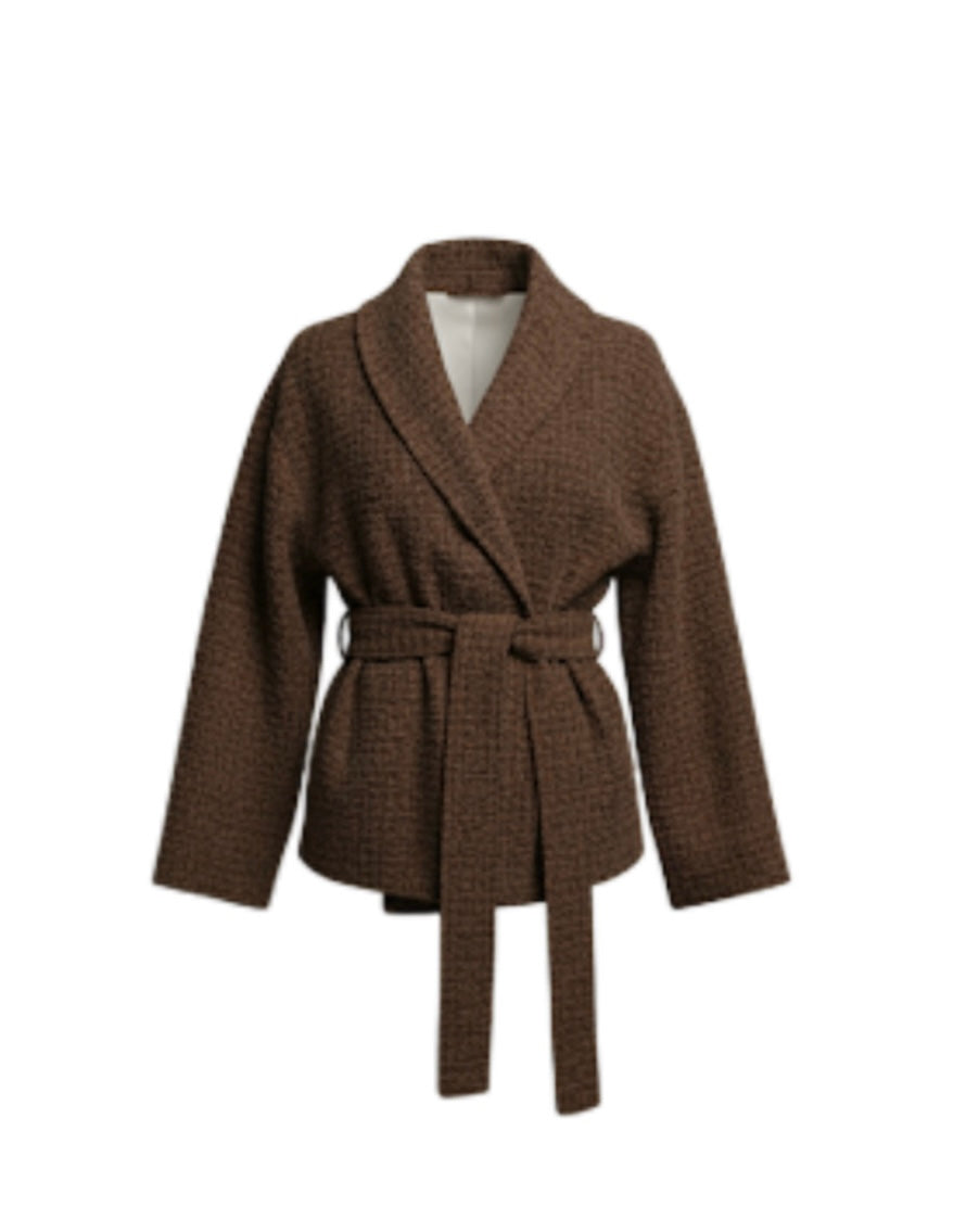 Tweed Kimono Jacket Sculpt