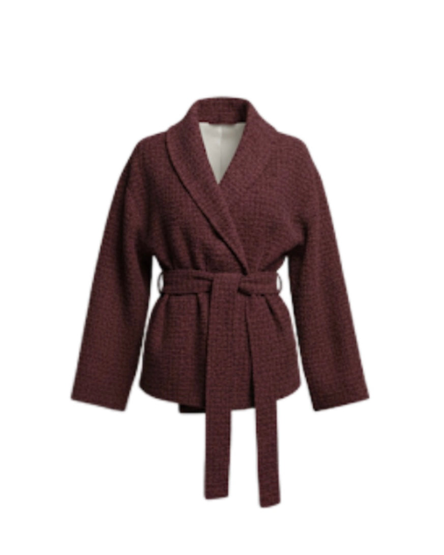 Tweed Kimono Jacket Sculpt