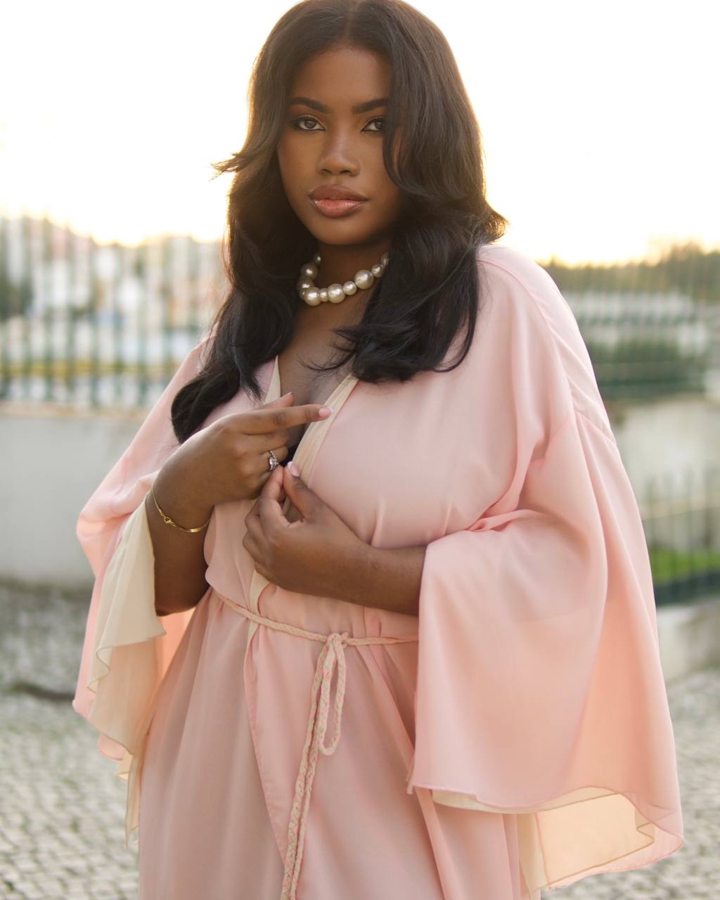 Reverse Side double-sided kimono dress