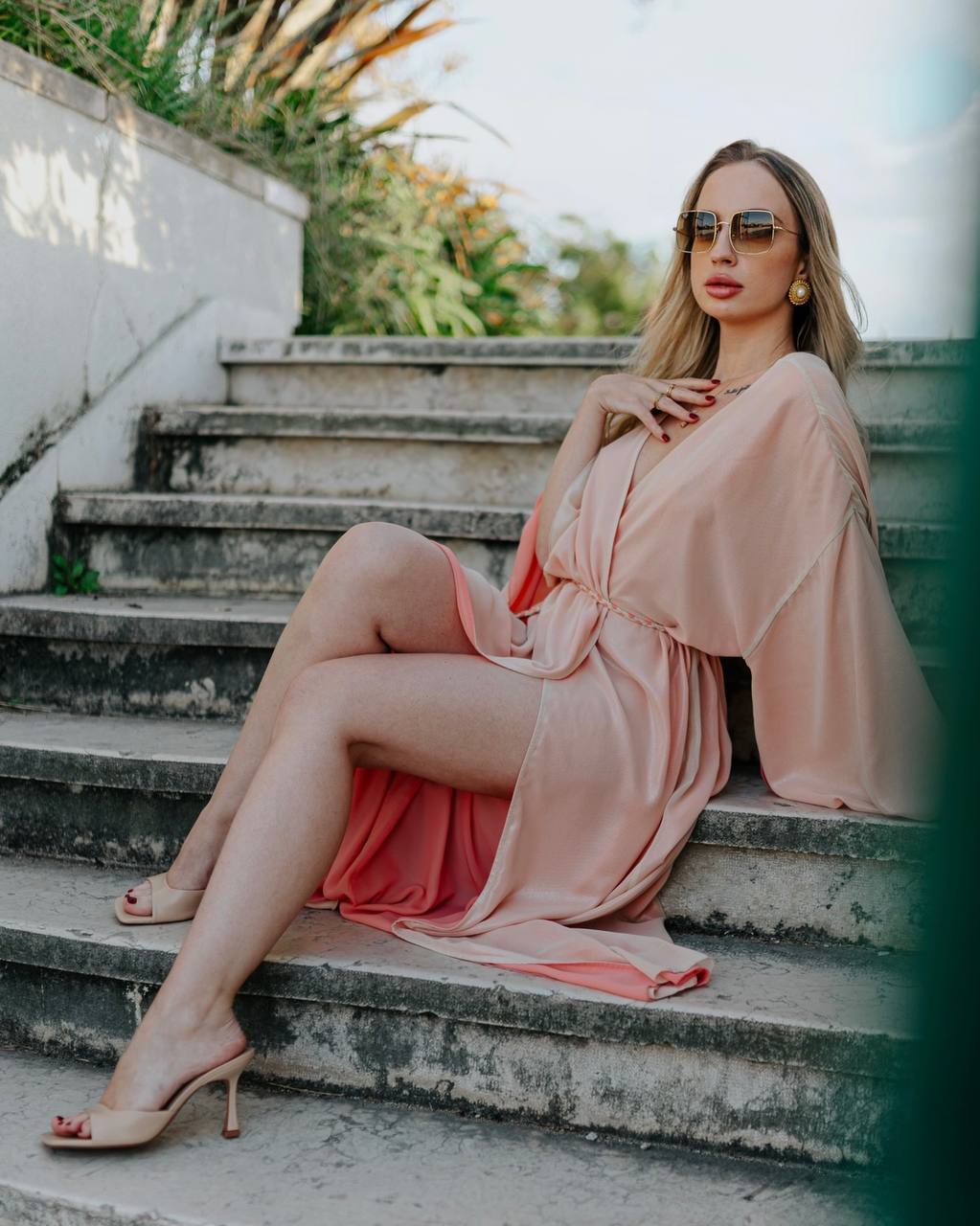 Reverse Side double-sided kimono dress