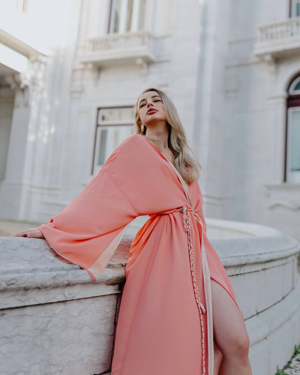 Reverse Side double-sided kimono dress