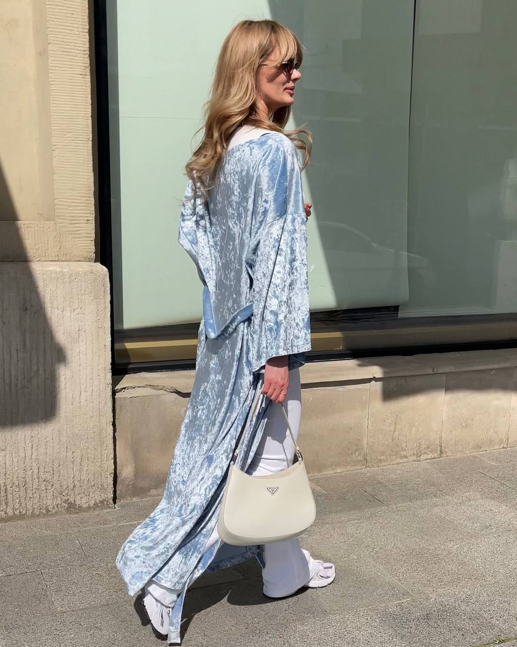 Velvet Marble kimono dress