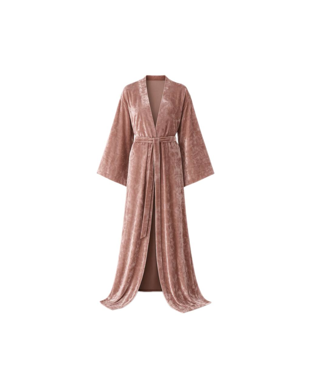 Velvet Marble kimono dress