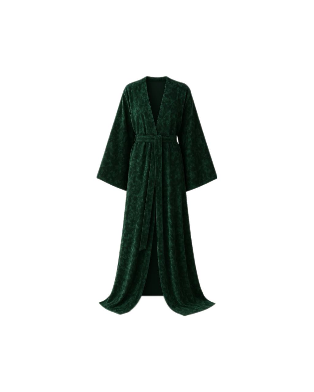 Velvet Marble kimono dress