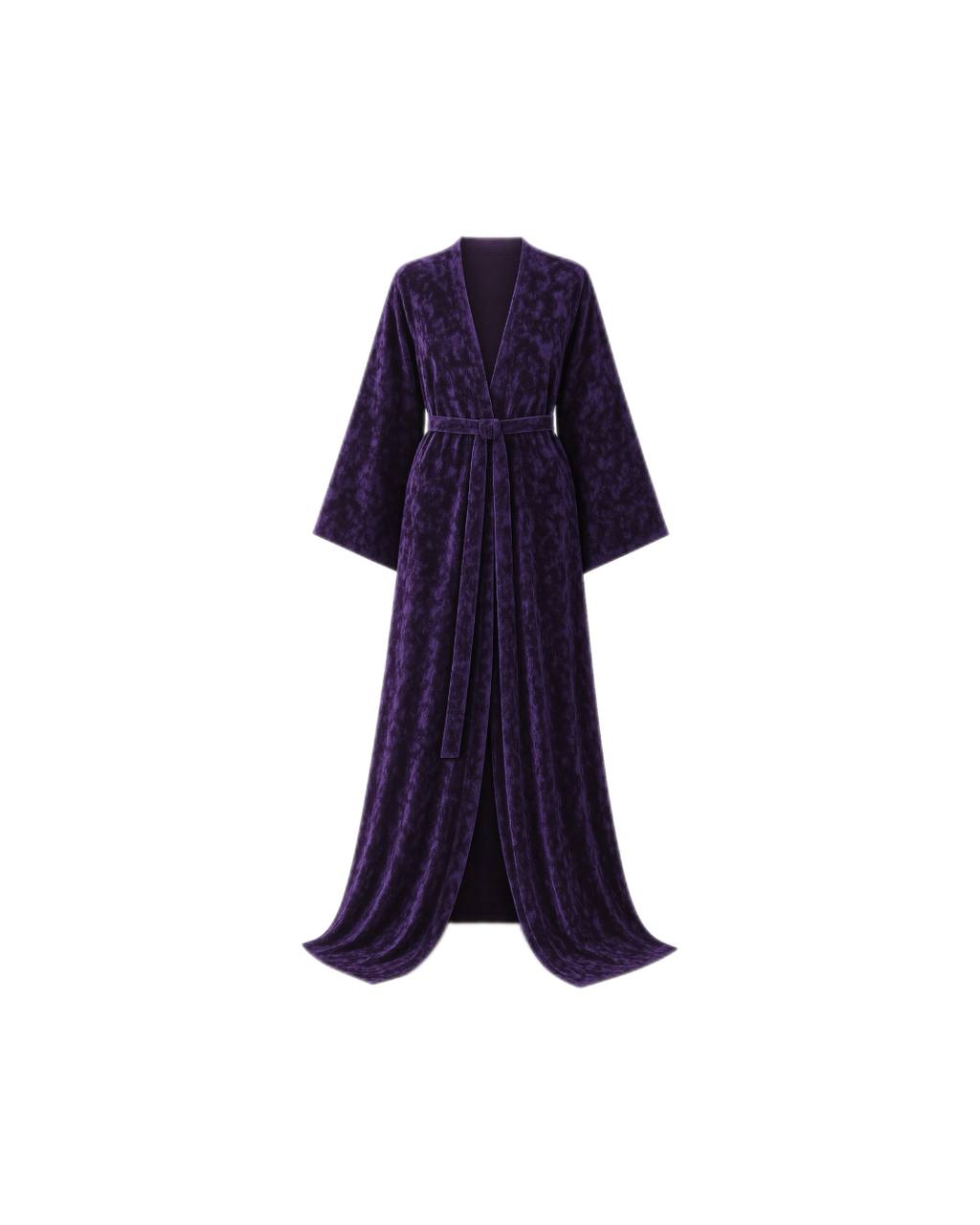 Velvet Marble kimono dress