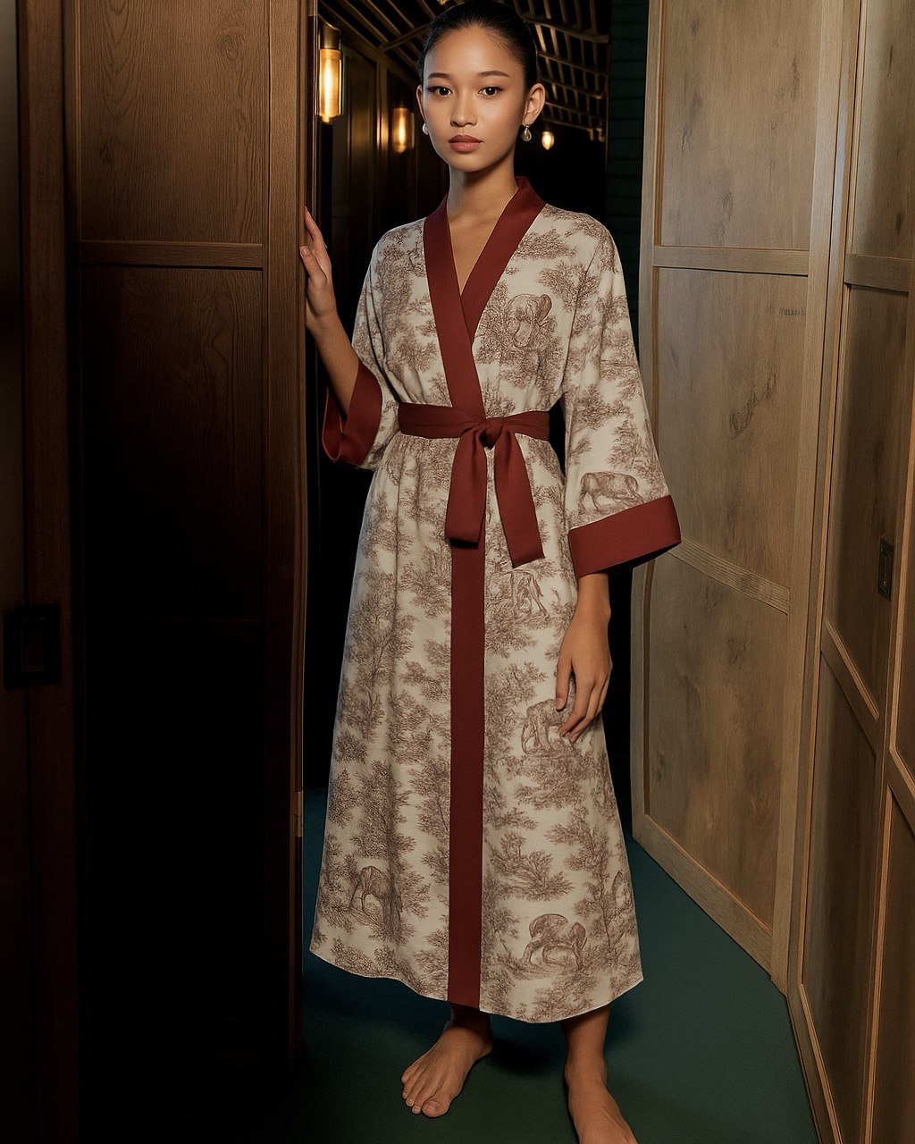 Rouge Garden robe dress