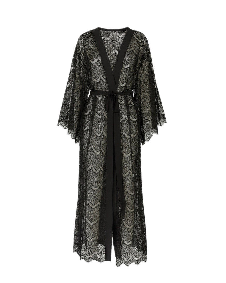 Glam Lace kimono dress