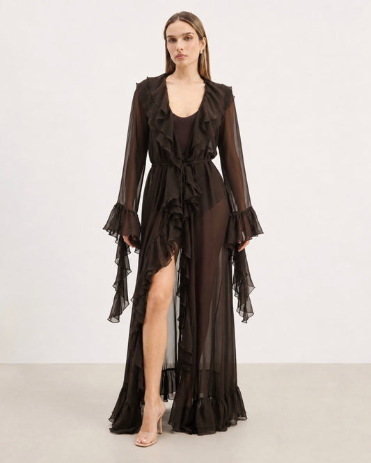 Sheer Chiffon Robe