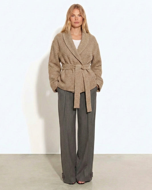 Tweed Kimono Jacket Sculpt