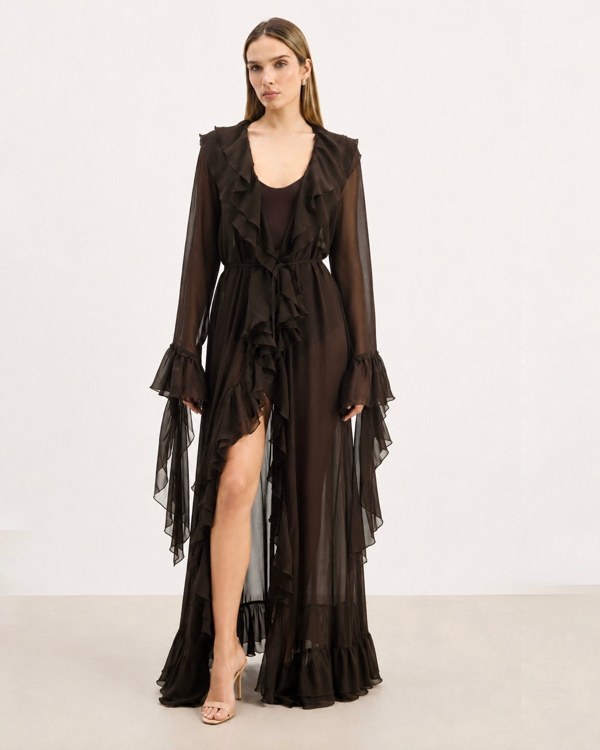 Sheer Chiffon Robe