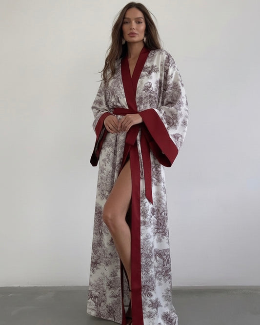 Garden kimono dress