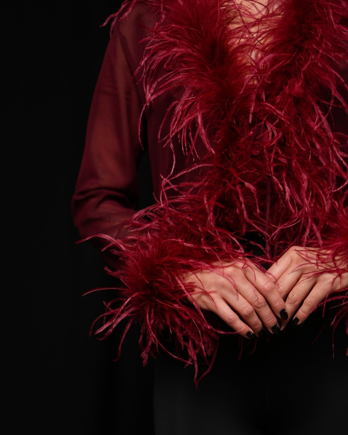 Diva Feather Blouse