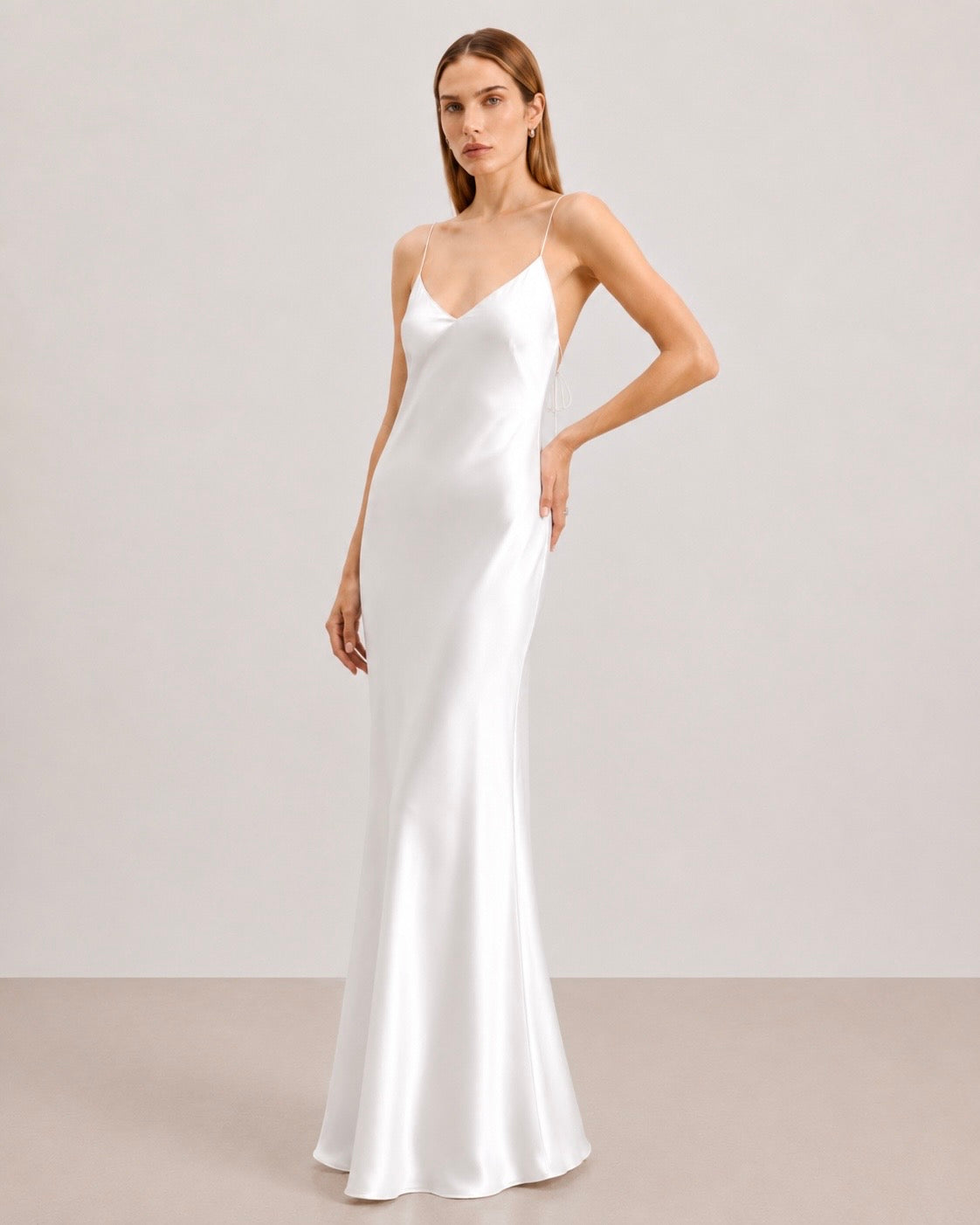 Satin Slip Maxi Dress