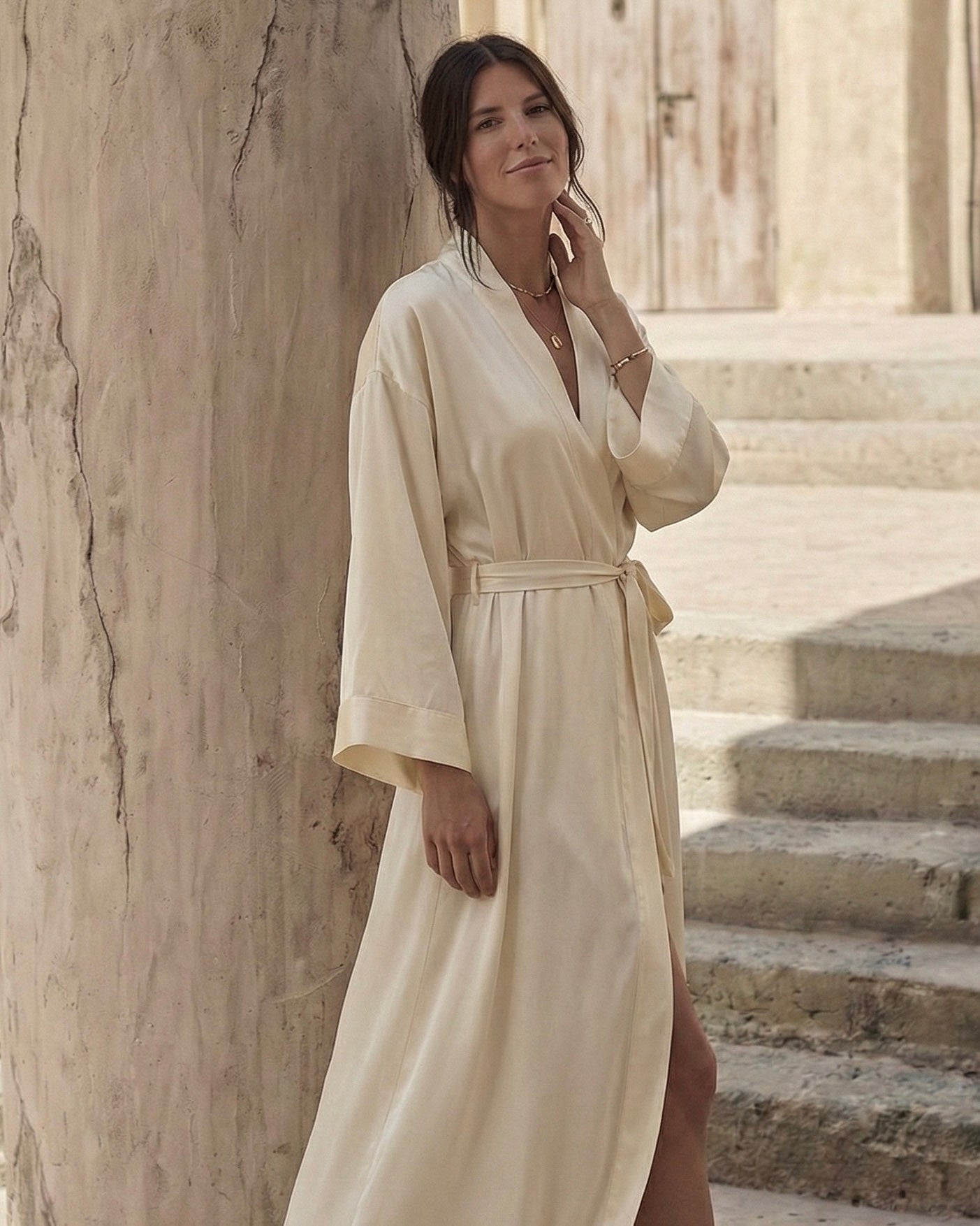 Sapphire kimono dress