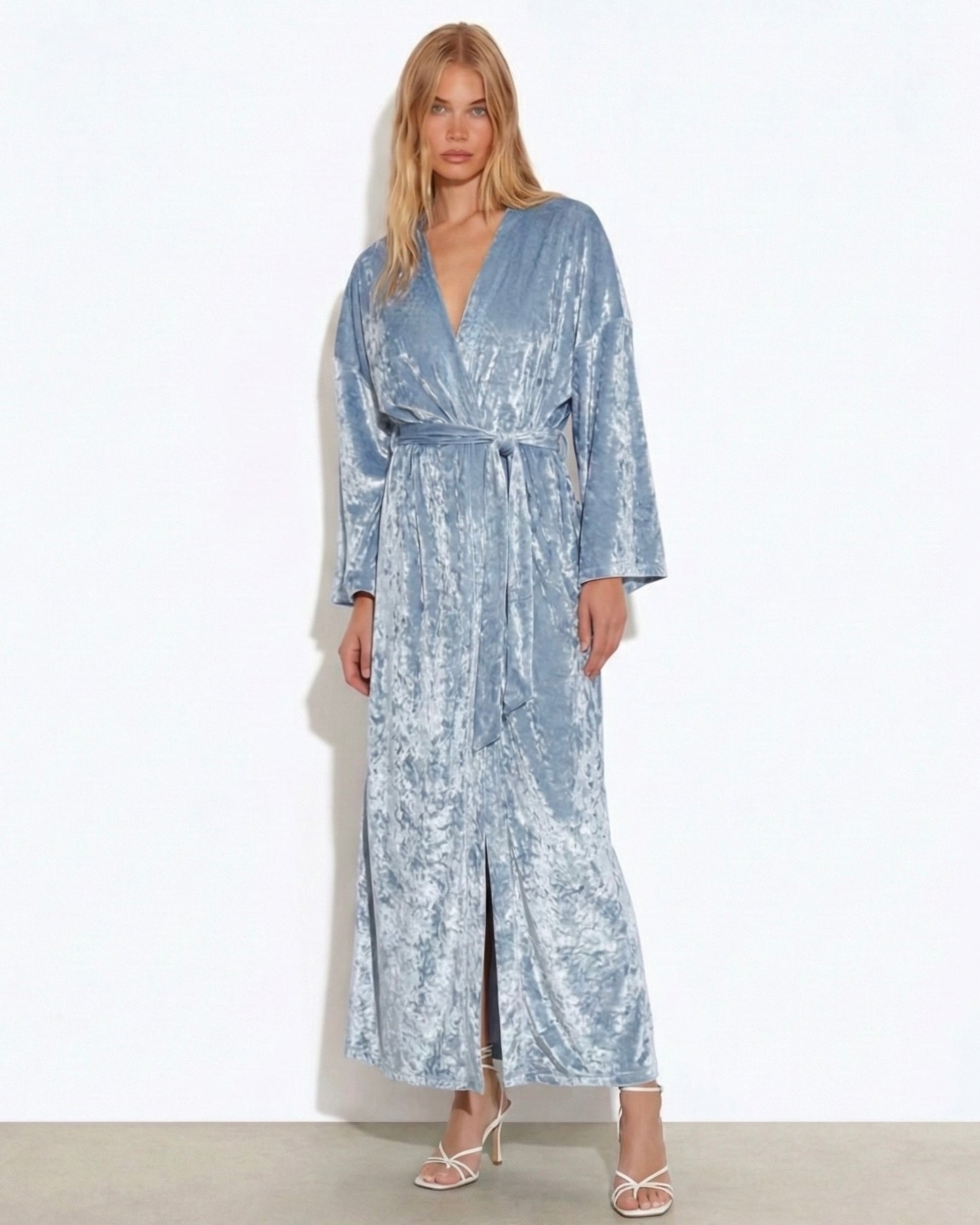 Velvet Marble kimono dress