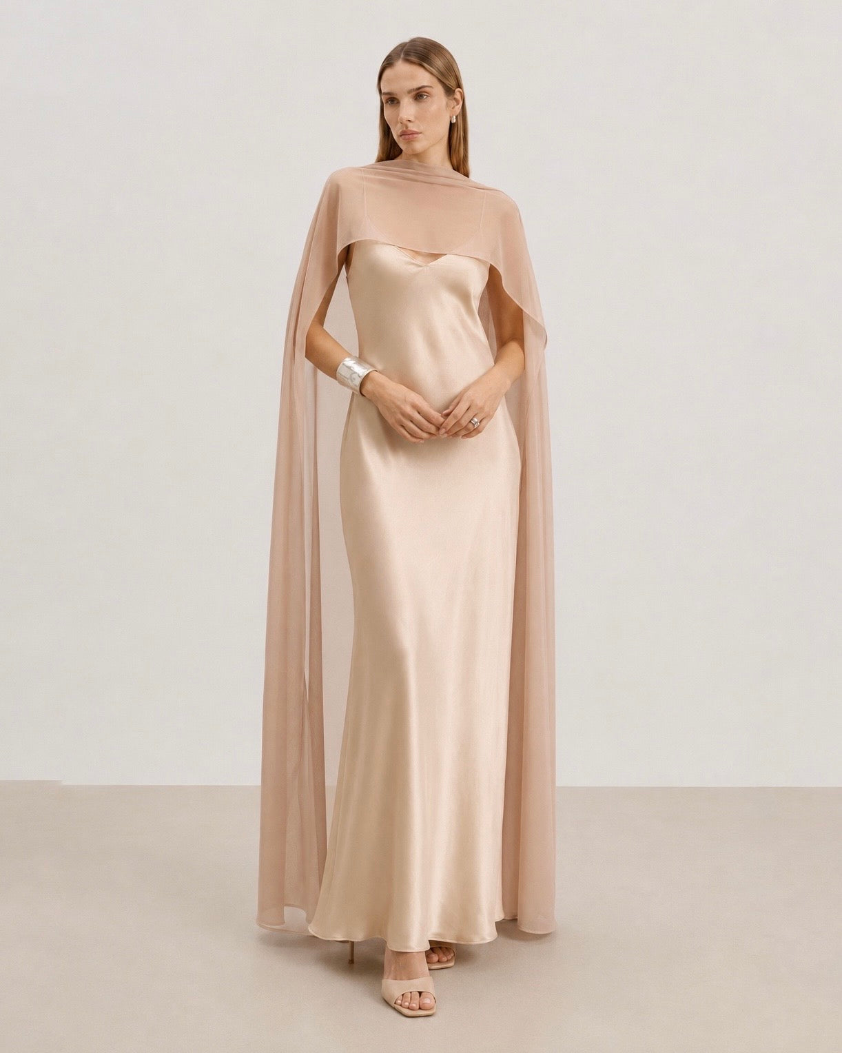 Satin Slip Maxi Dress