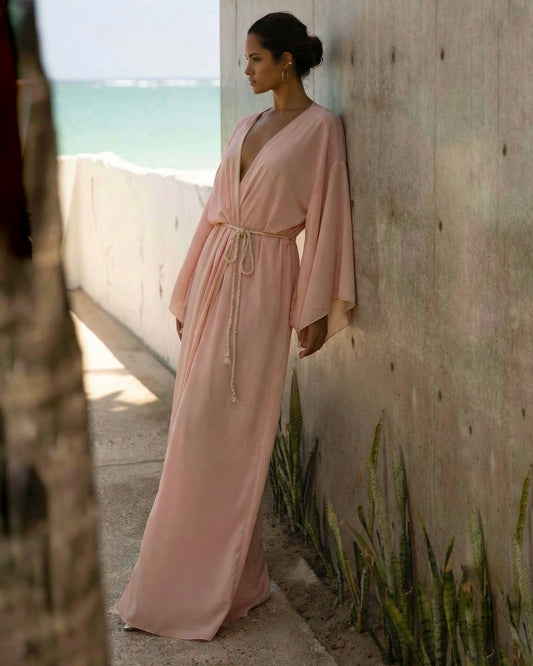 Reverse Side double-sided kimono dress