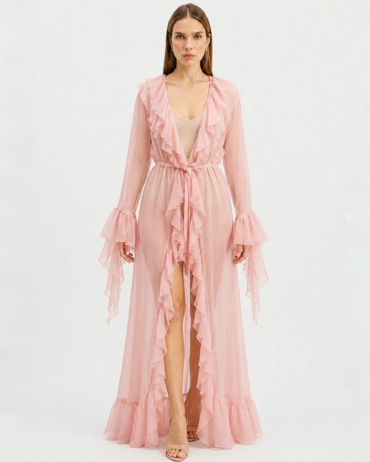 Sheer Chiffon Robe