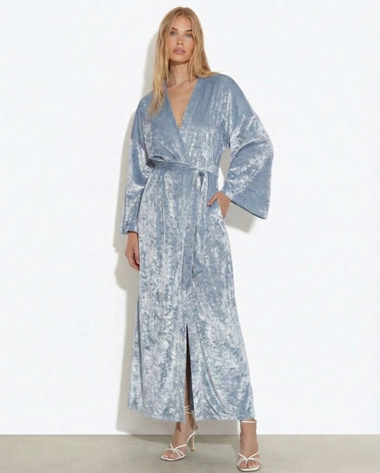 Velvet Marble kimono dress