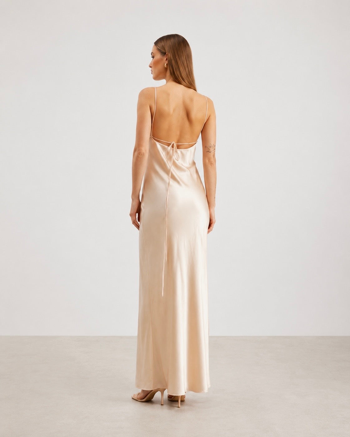 Satin Slip Maxi Dress
