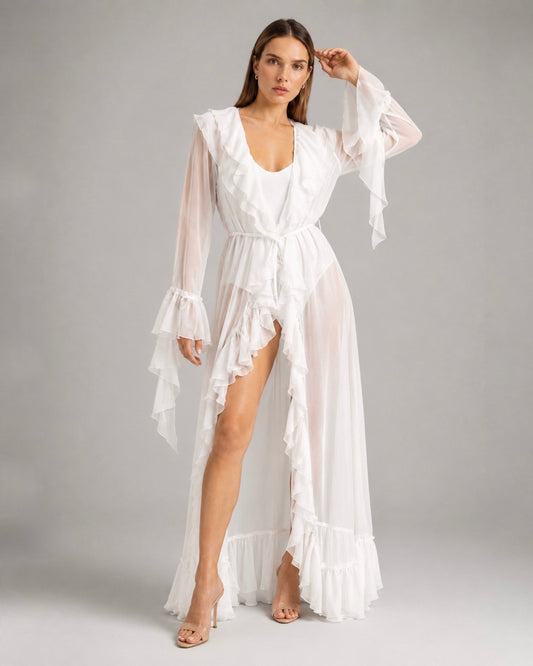 Sheer Chiffon Robe