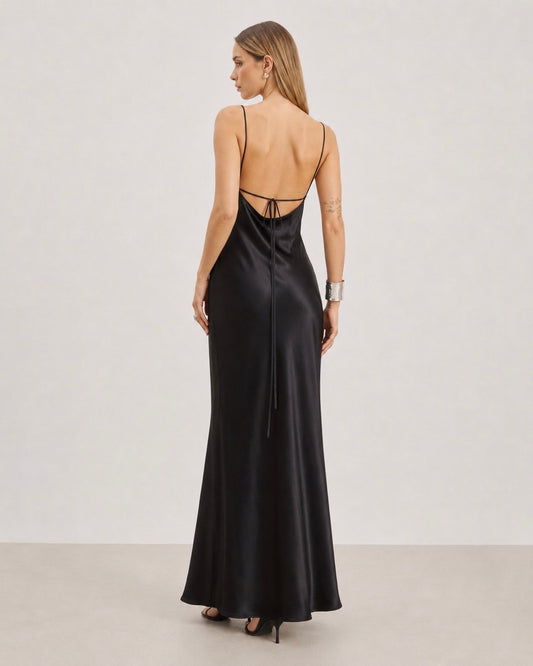 Satin Slip Maxi Dress