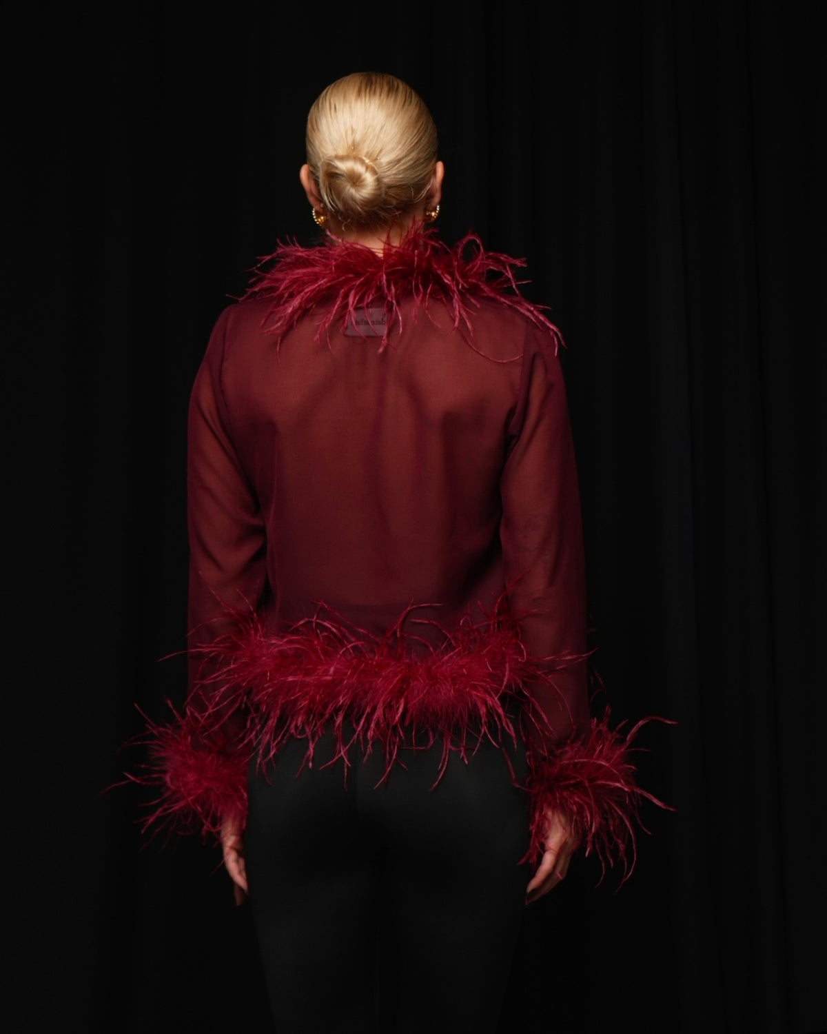 Diva Feather Blouse