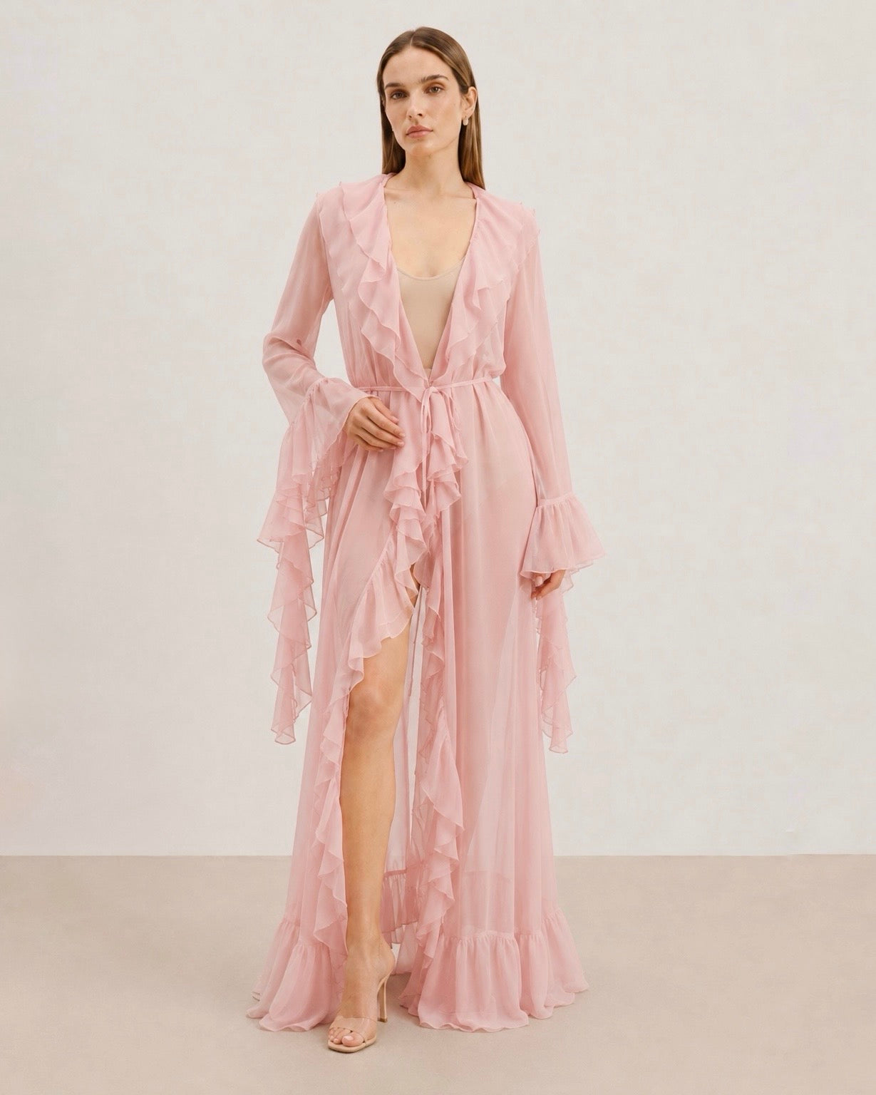 Sheer Chiffon Robe