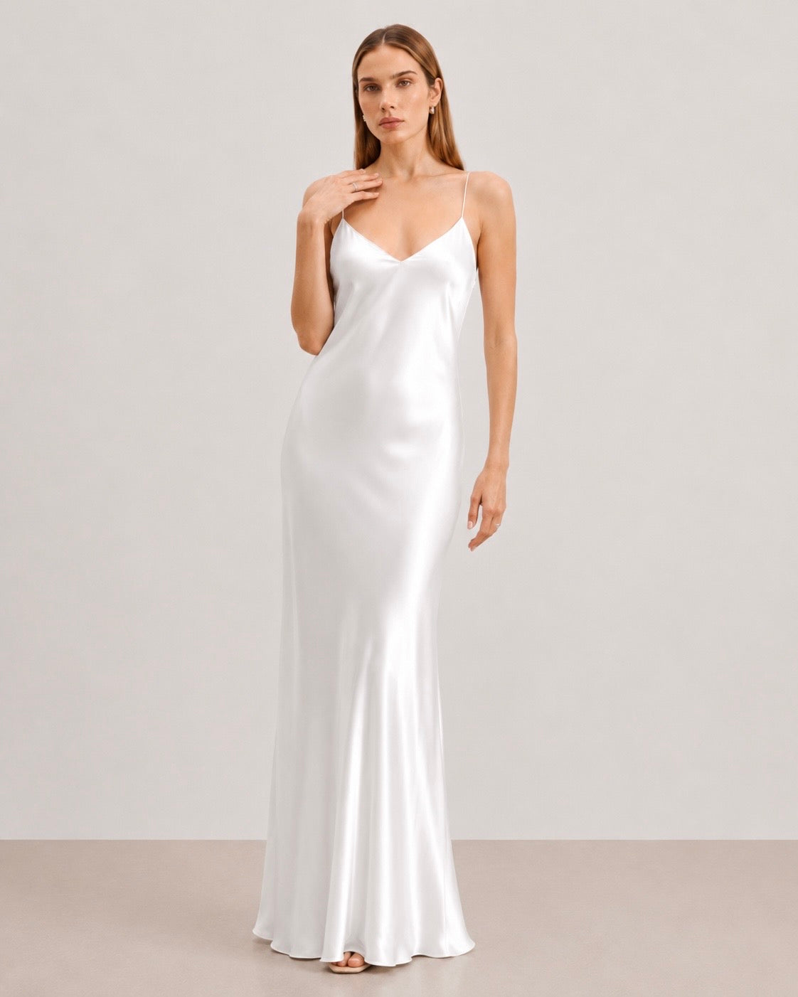 Satin Slip Maxi Dress