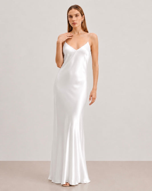 Satin Slip Maxi Dress