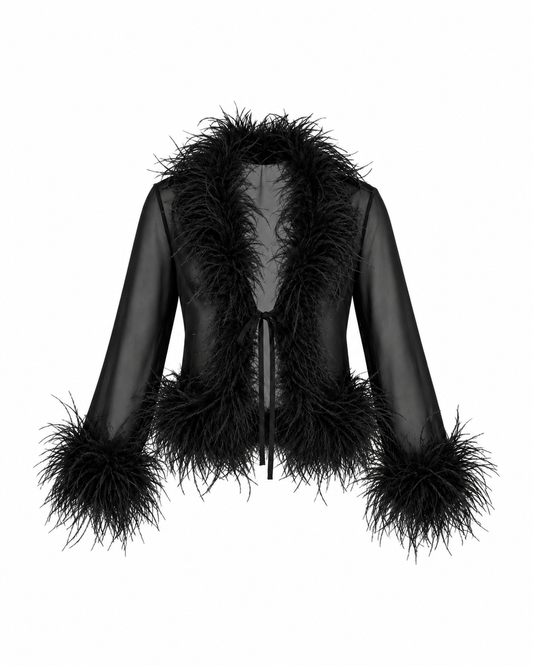 Diva Feather Blouse