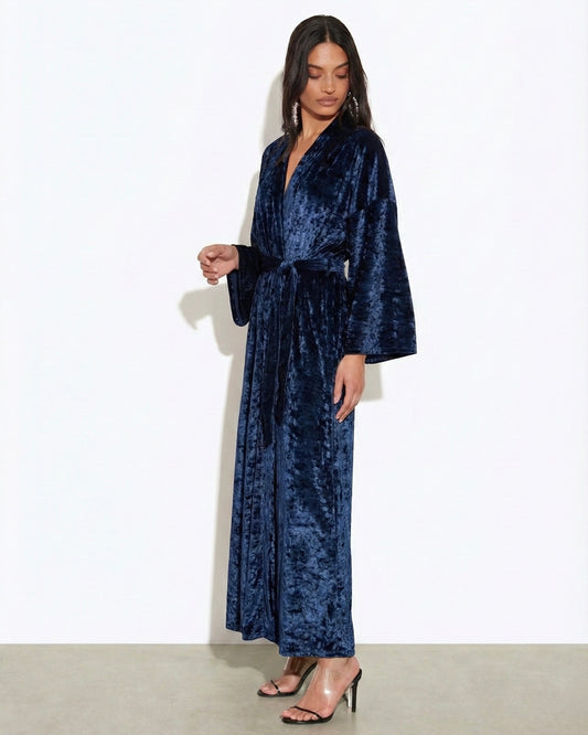 Velvet Marble kimono dress