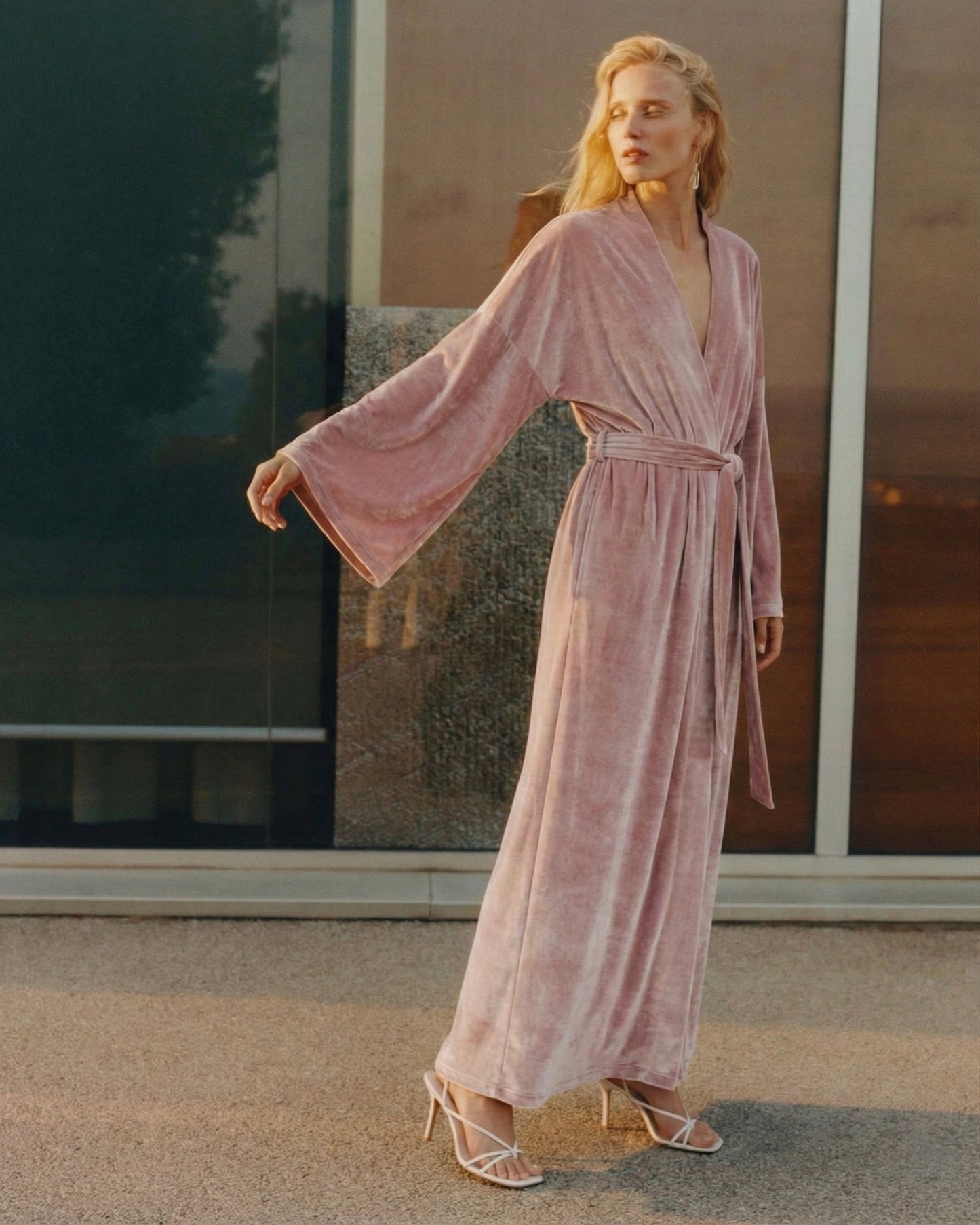 Velvet Dream kimono dress
