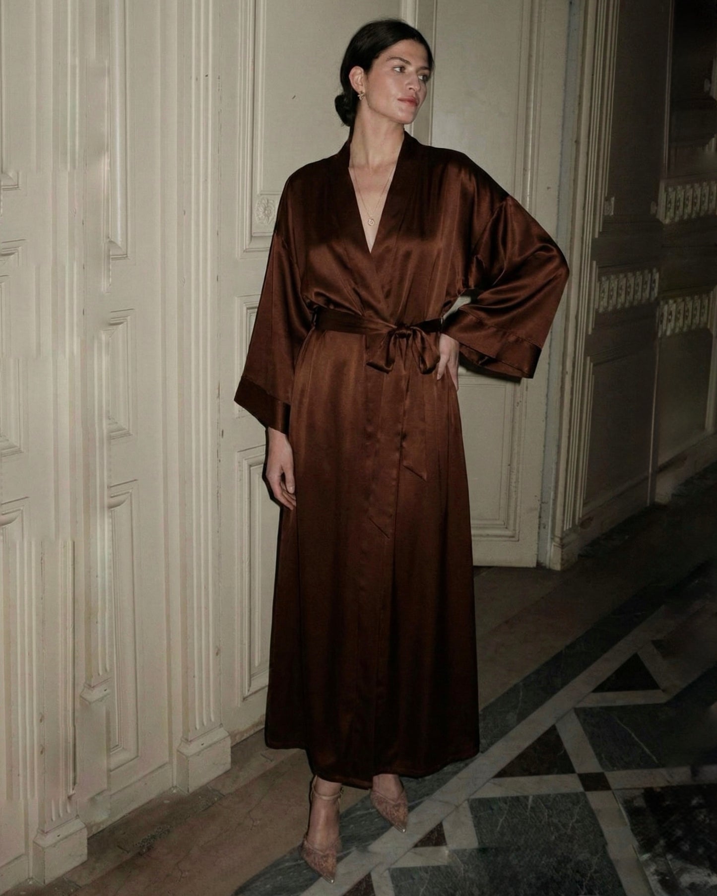 Sapphire kimono dress