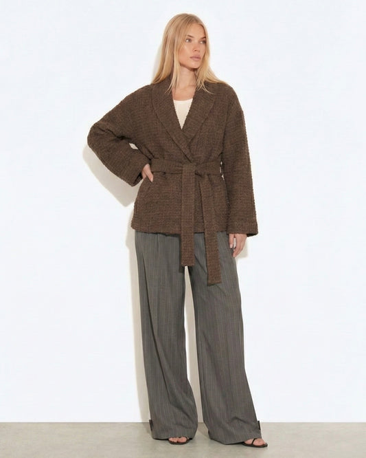 Tweed Kimono Jacket Sculpt