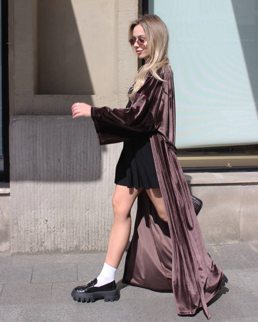 Velvet Dream kimono dress