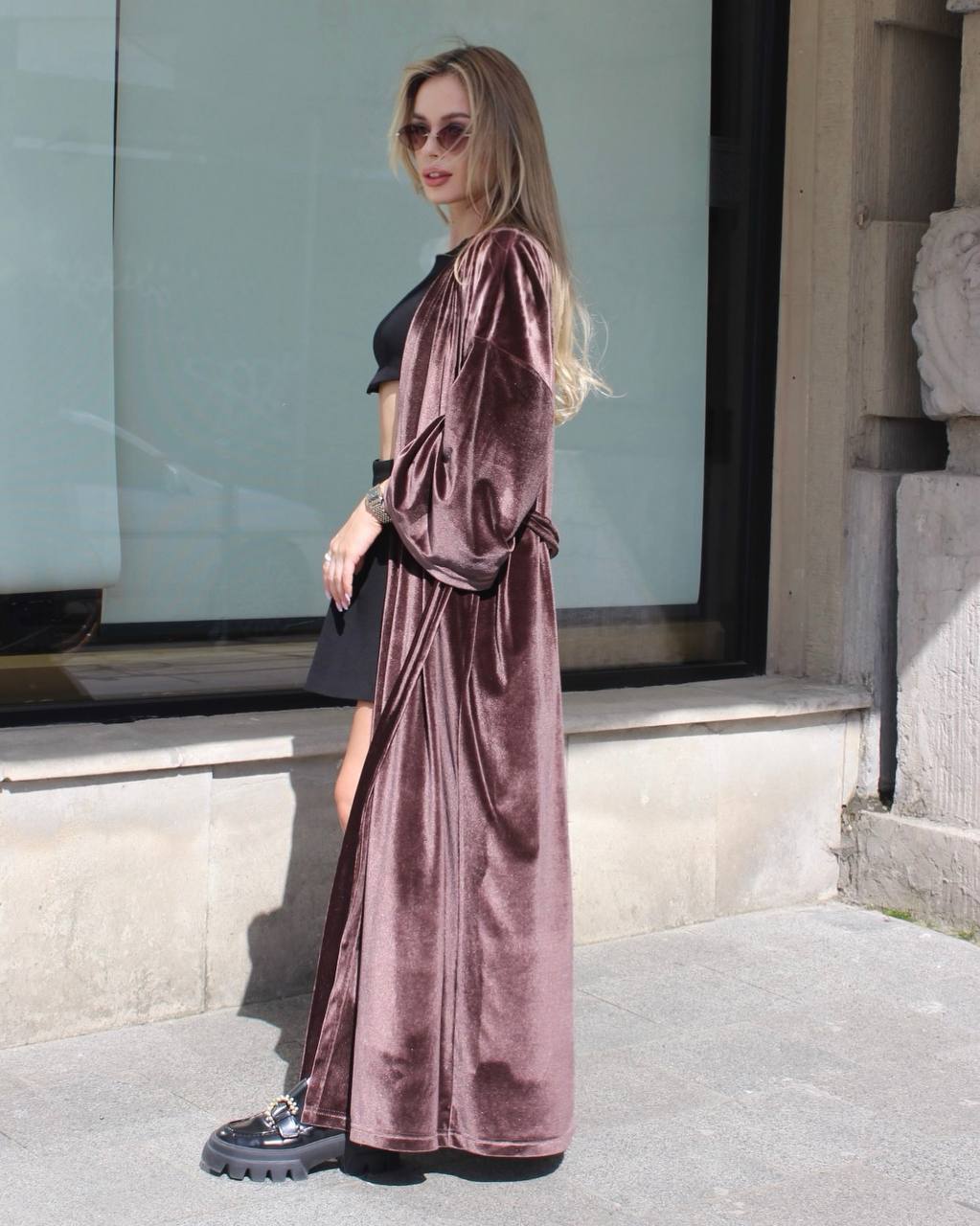 Velvet Dream kimono dress
