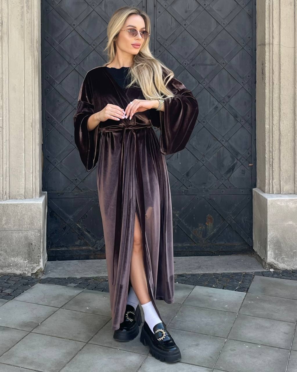 Velvet Dream kimono dress
