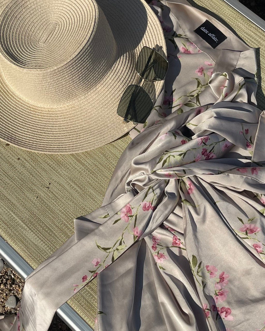 Blossom Satin Kimono
